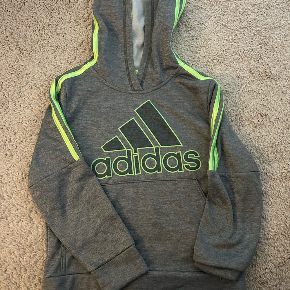 Adidas light weight youth sweatshirt.